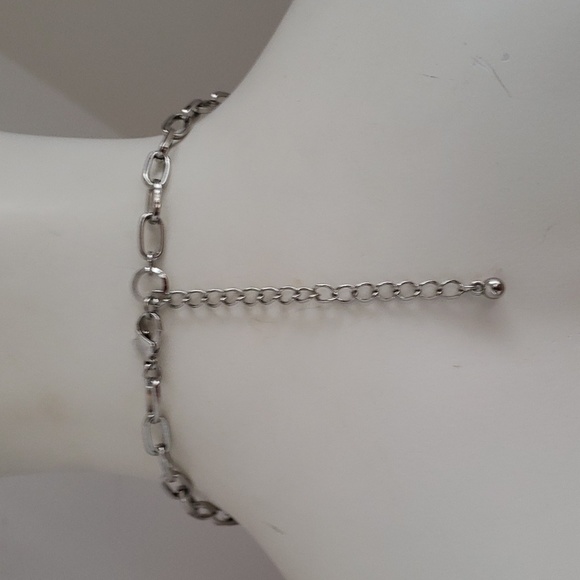 Trendy Fashion Chunky Clear & Clear Smokey, Black & Grey Blue beaded Necklace - Picture 10 of 13